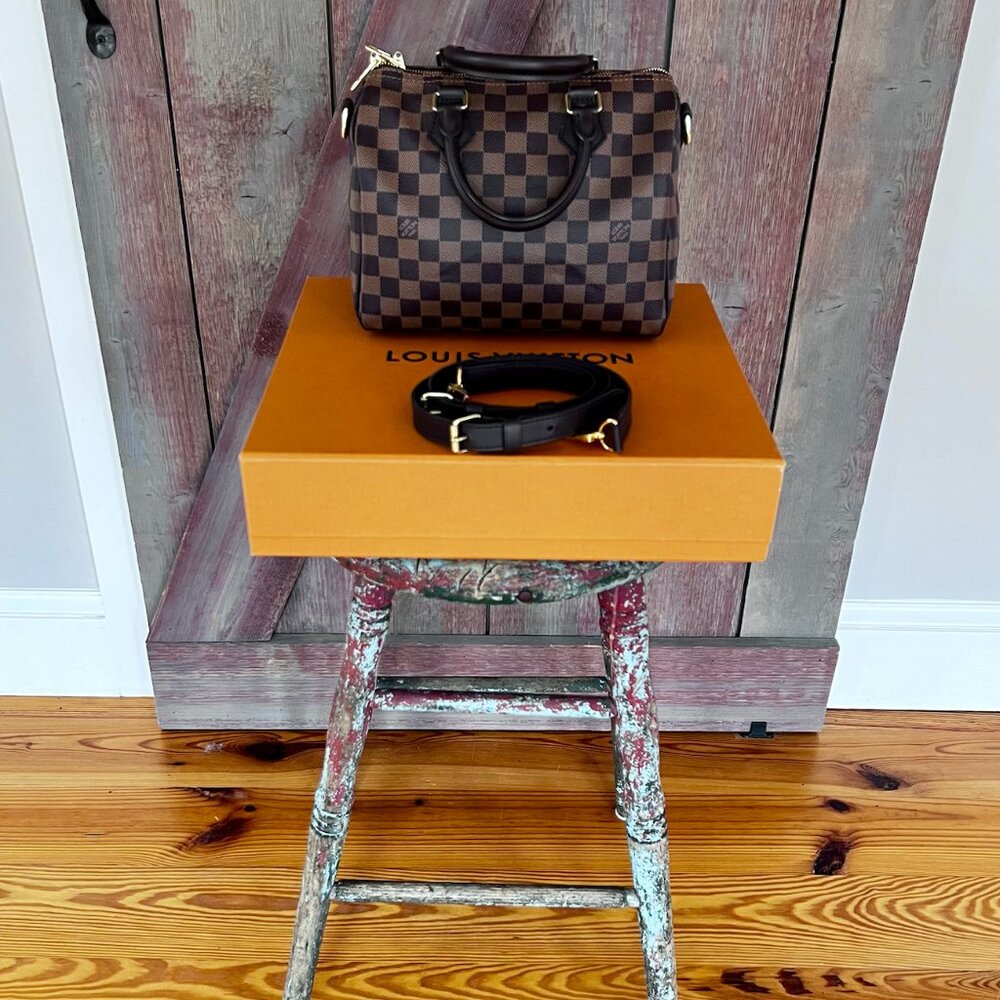 Louis Vuitton Speedy Bandoulière 25 Bag - Damier Ebene